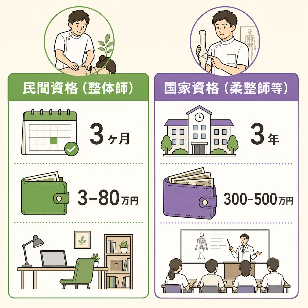 整体師の資格に関する基本知識 - 整体師 資格 種類と取り方