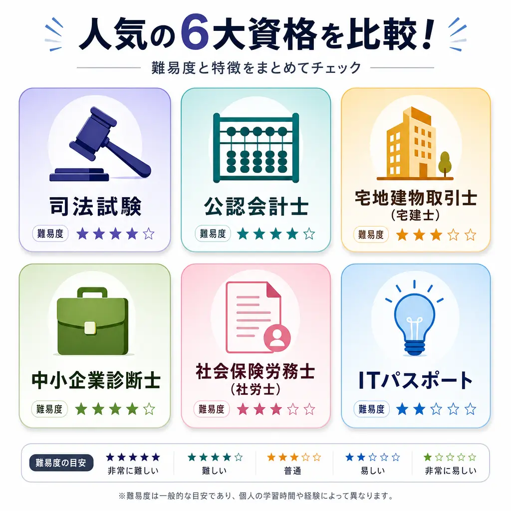 難関国家資格ランキングAランク - 国家資格 難易度 ランキング