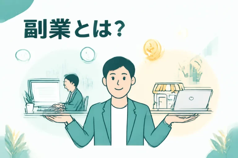 副業とは何かを表すイメージ