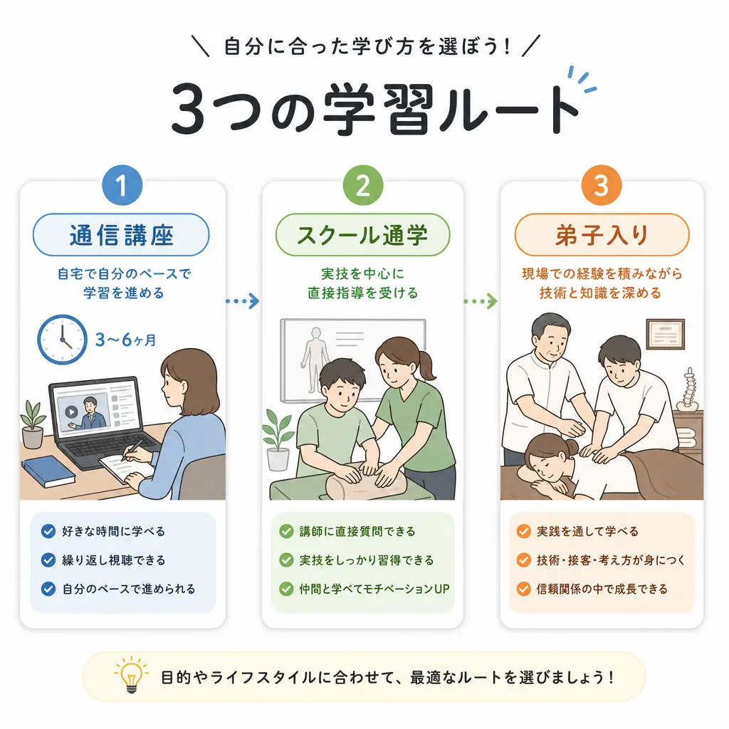 整体師の民間資格の主な種類 - 整体師 資格 種類と取り方